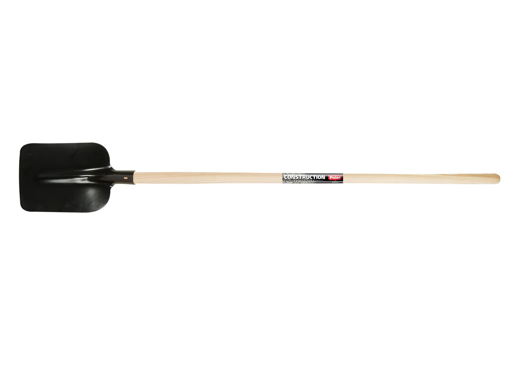 POLET PELE A BETON 290X2220MM AVEC MANCHE EN FRENE 130CM