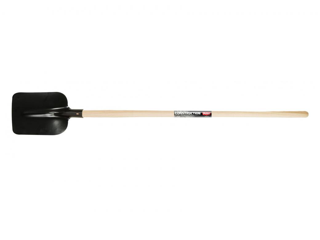 POLET PELE A BETON 290X2220MM AVEC MANCHE EN FRENE 130CM