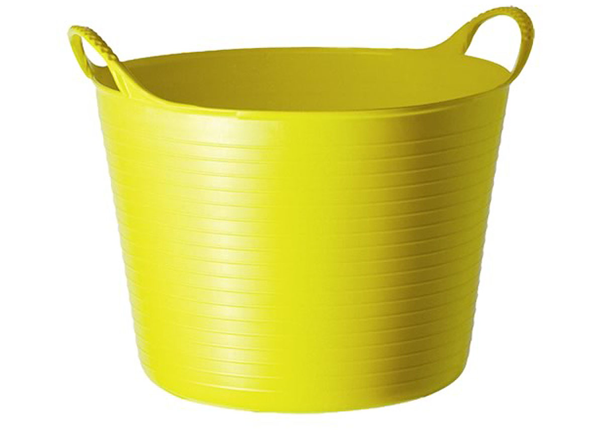 Tubtrug Gorilla XL 75L Geel Flexibel 37x57cm