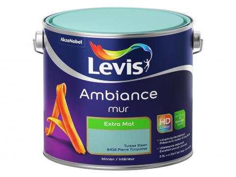 AMBIANCE MUR EXTRA MAT - PIERRE TURQUOISE 6416 2,5L