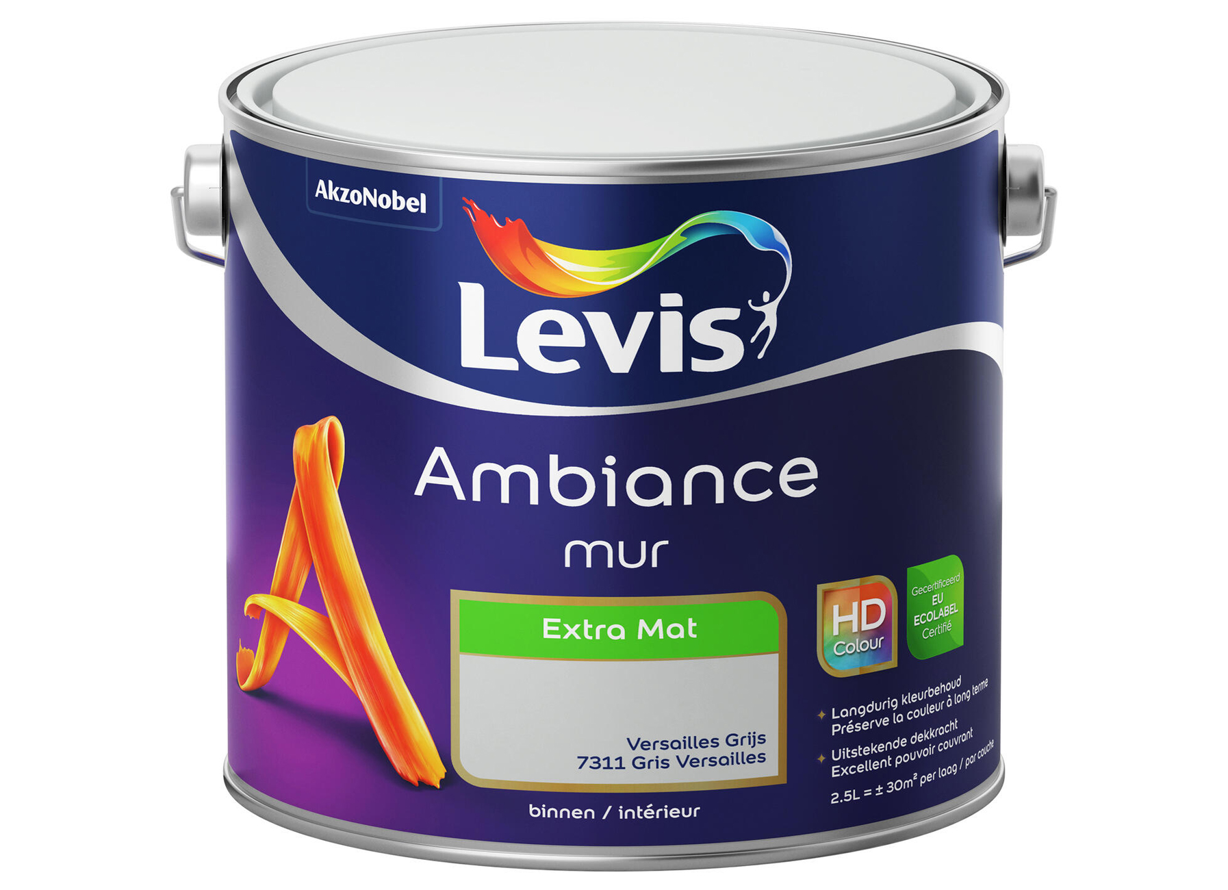 AMBIANCE MUUR EXTRA MAT - VERSAILLES GRIJS 7311 2,5L