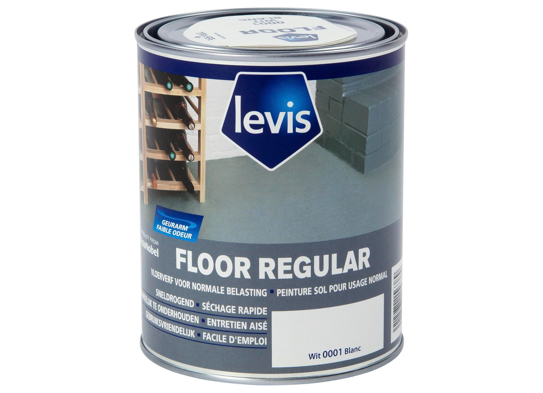 LEVIS FLOOR REGULAR - WIT 0001 0,75L