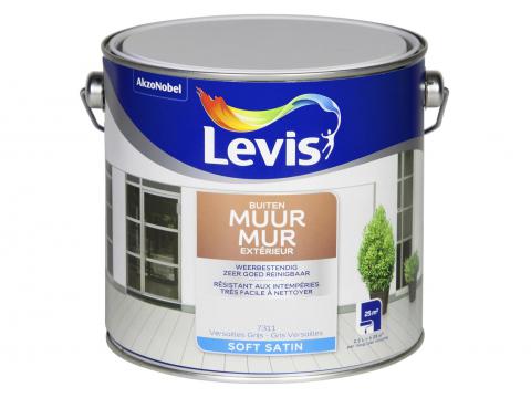 LEVIS MUR EXTERIEUR SATIN - GRIS VERSAILLES 7311 2,5L