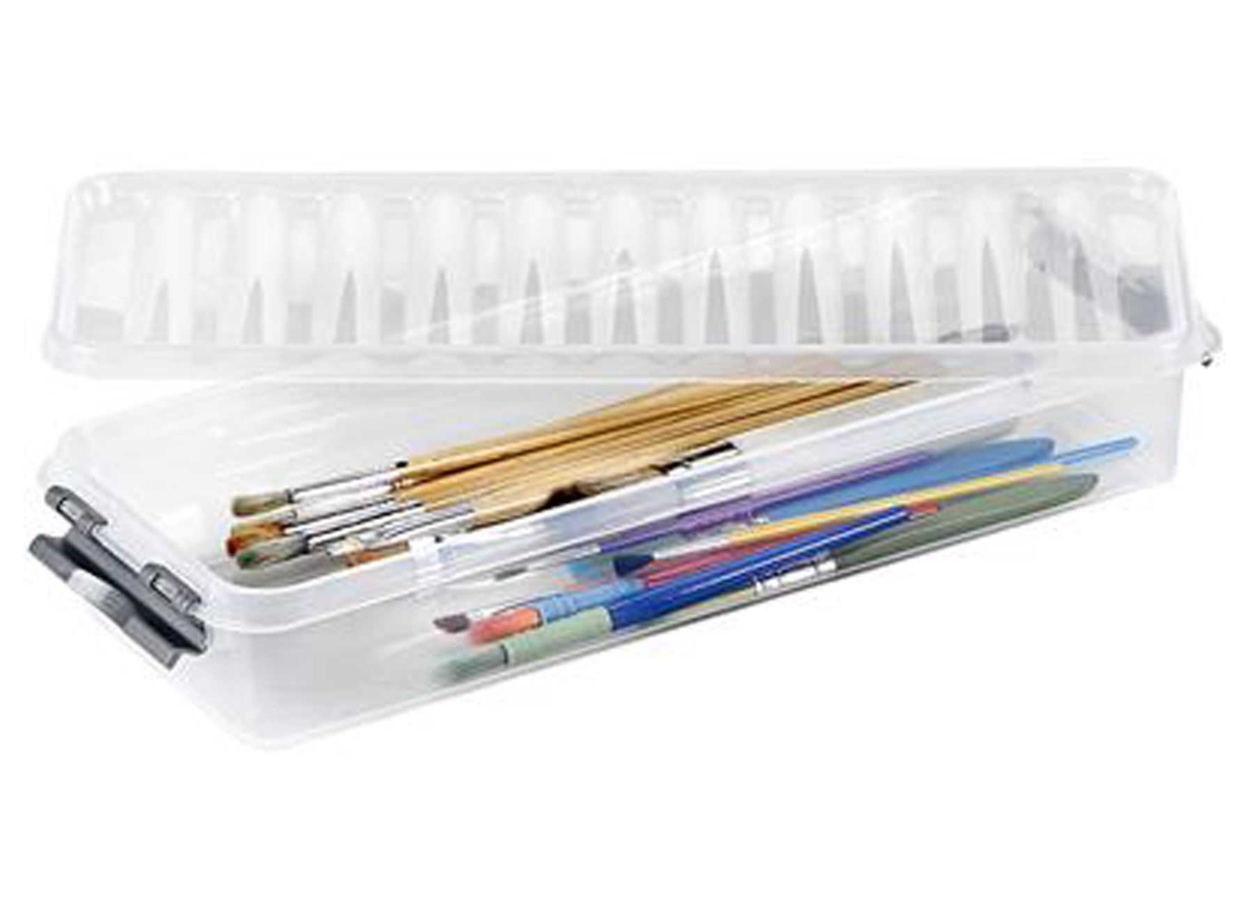 Q-LINE BOX 2,5L TRANSPARENT/METAL
