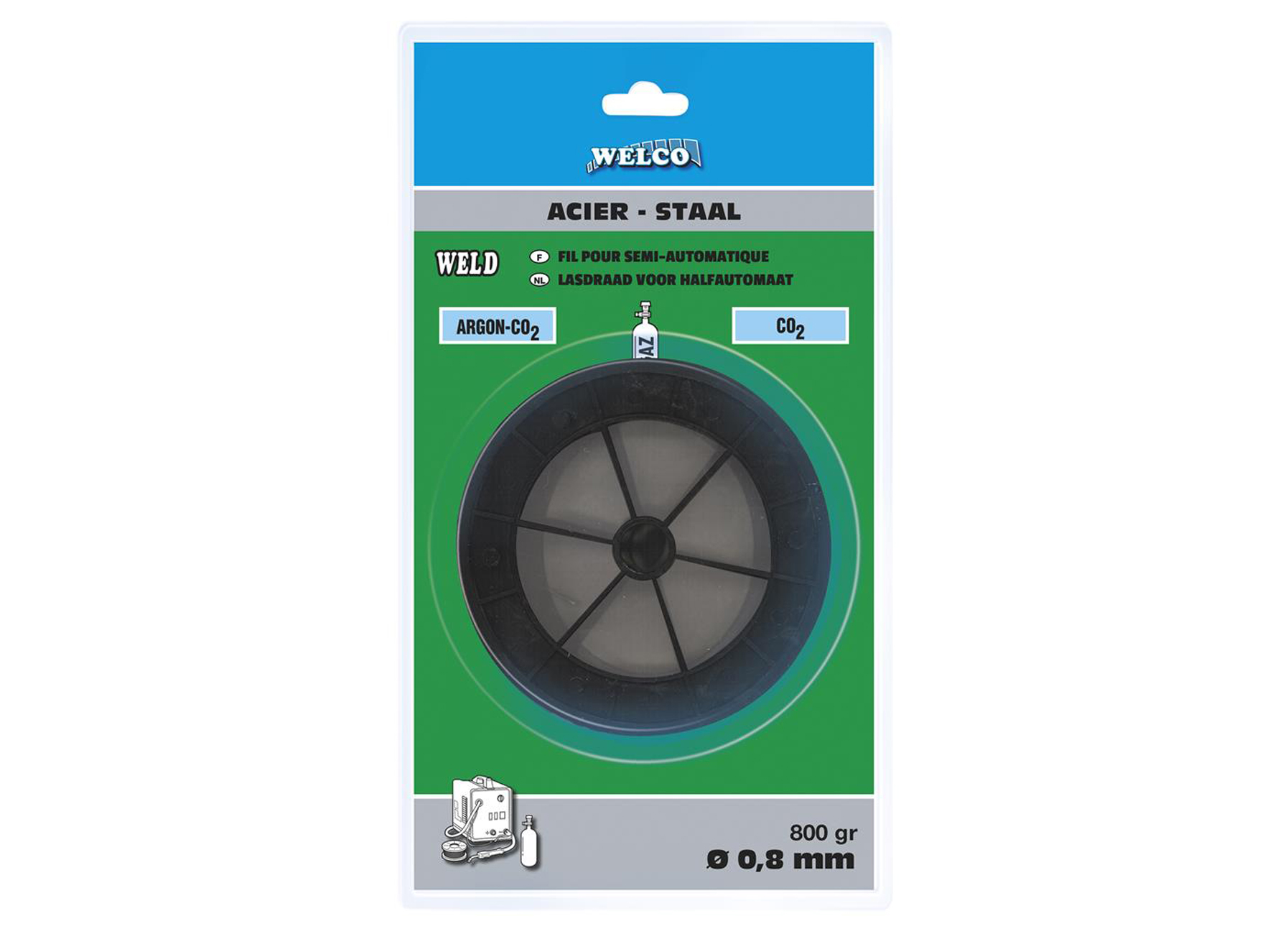 BOBINE FIL A SOUDER ACIER