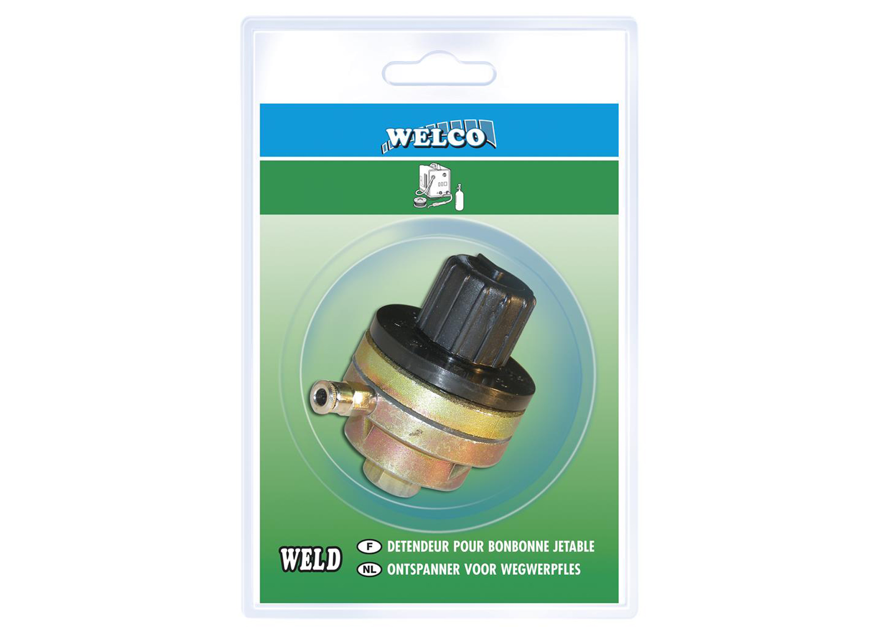 WELCO ONTSPANNER VOOR FLES CO2/ARGON