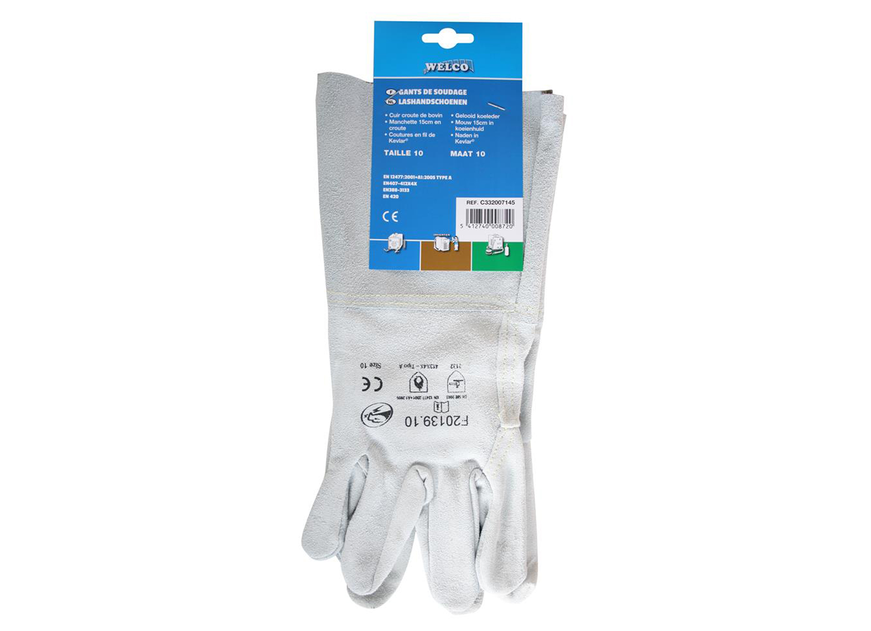 WELCO GANTS DE SOUDAGE 5 DOIGTS