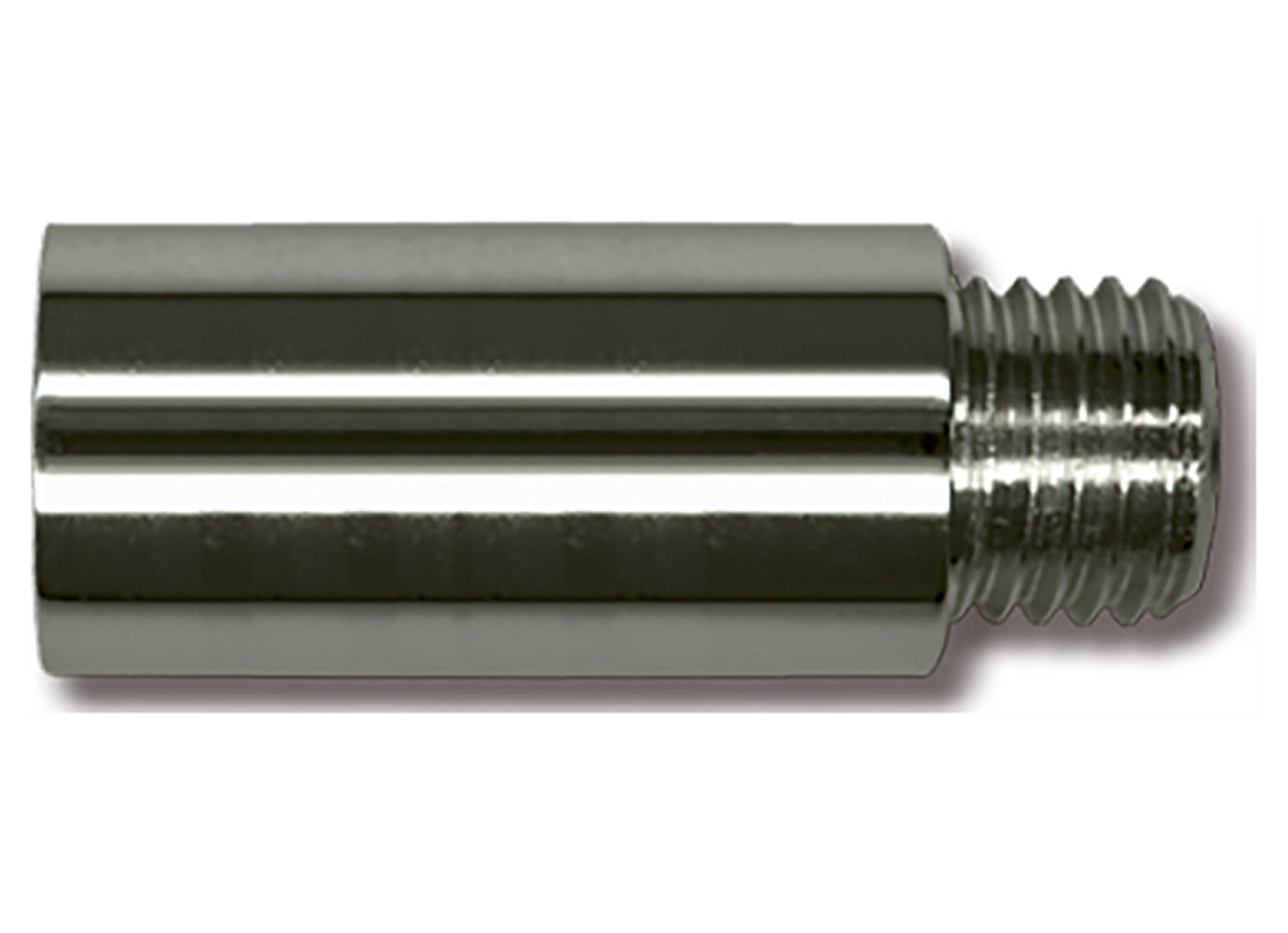 SANINSTAL VERLENGSTUK VERCHROOMD 1/2'' M/F L=40MM