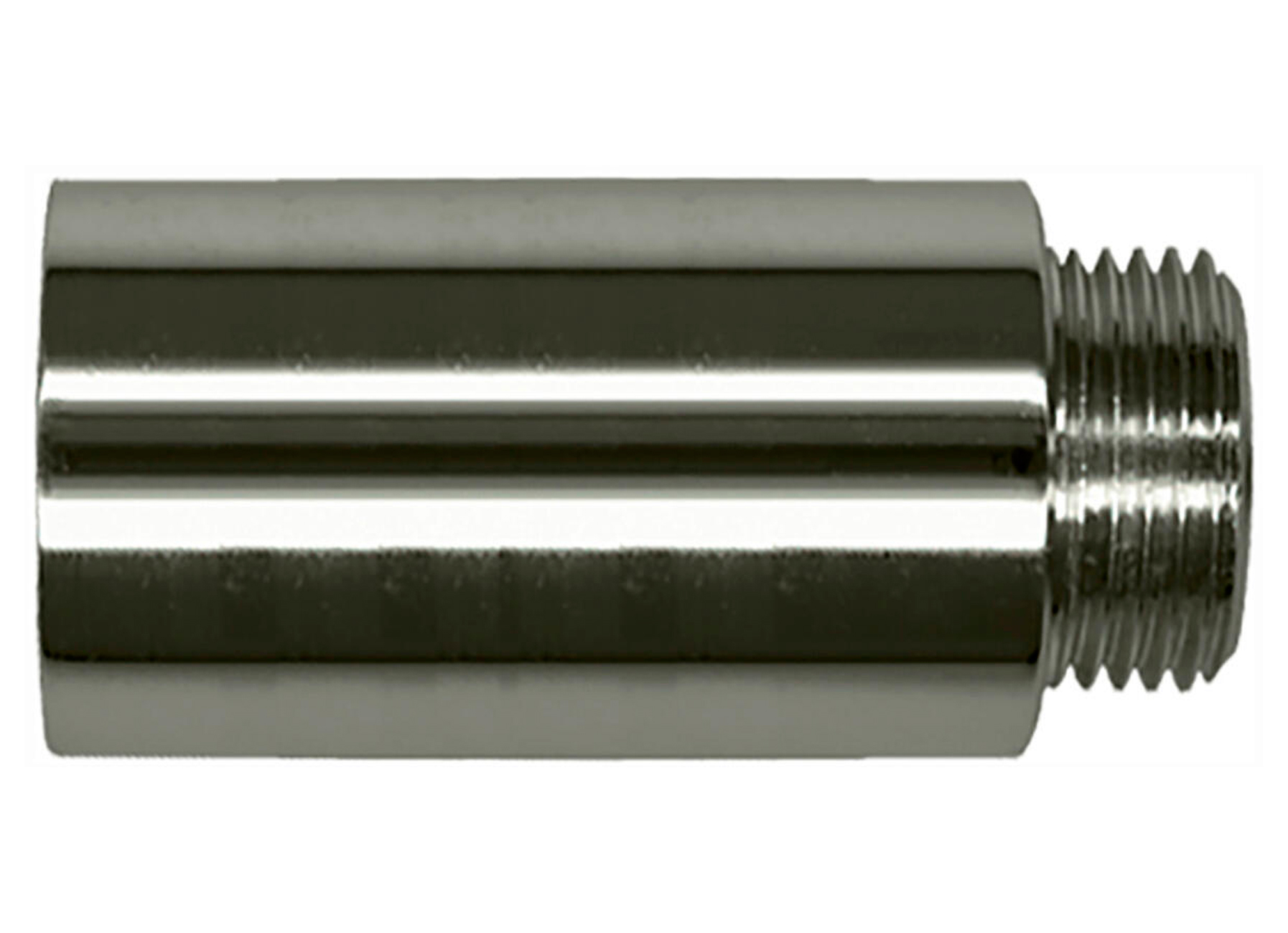 SANINSTAL VERLENGSTUK VERCHROOMD 3/4'' M/F L=40MM