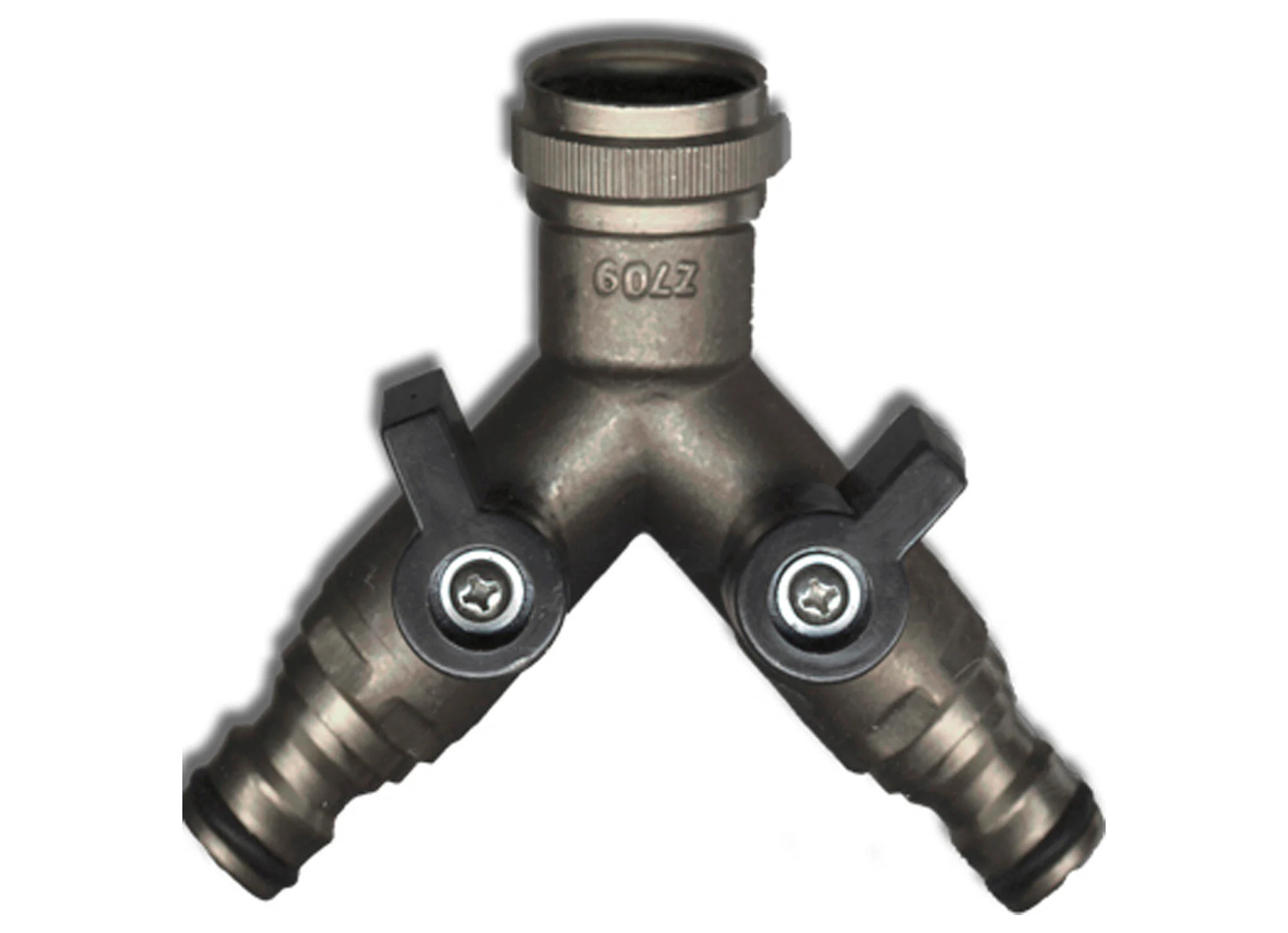SANINSTAL Y-verdeelstuk kogelkraan 3/4'''' chroom
