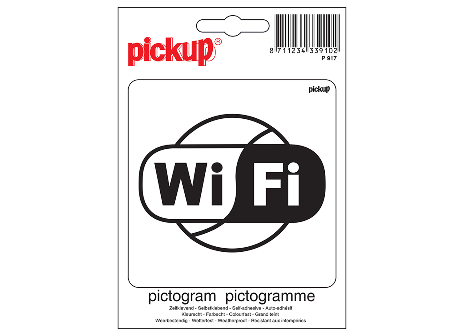 PICTOGRAM 10X10CM WIFI BESCHIKBAAR