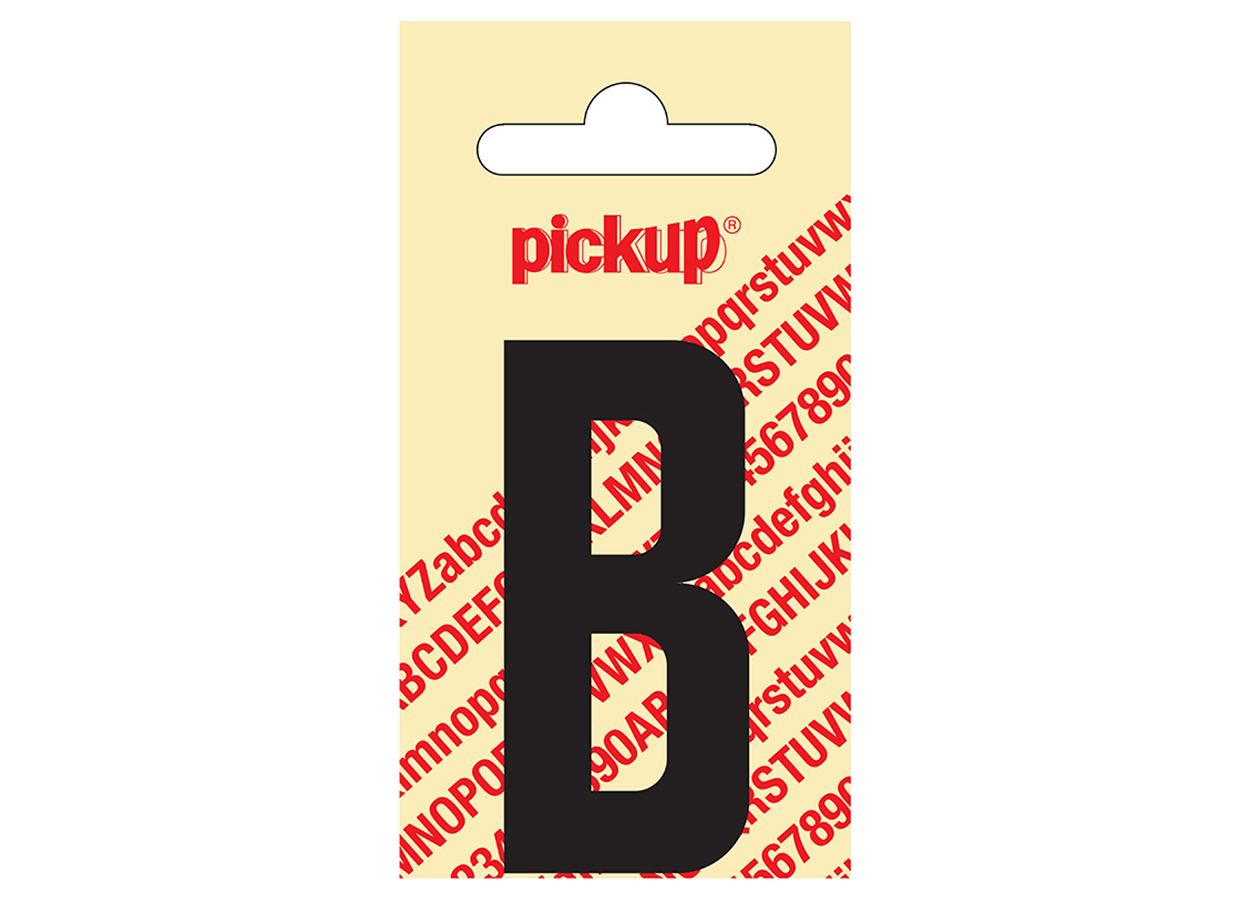 LETTRE ADHESIVE NOBEL 60 MM NOIR B