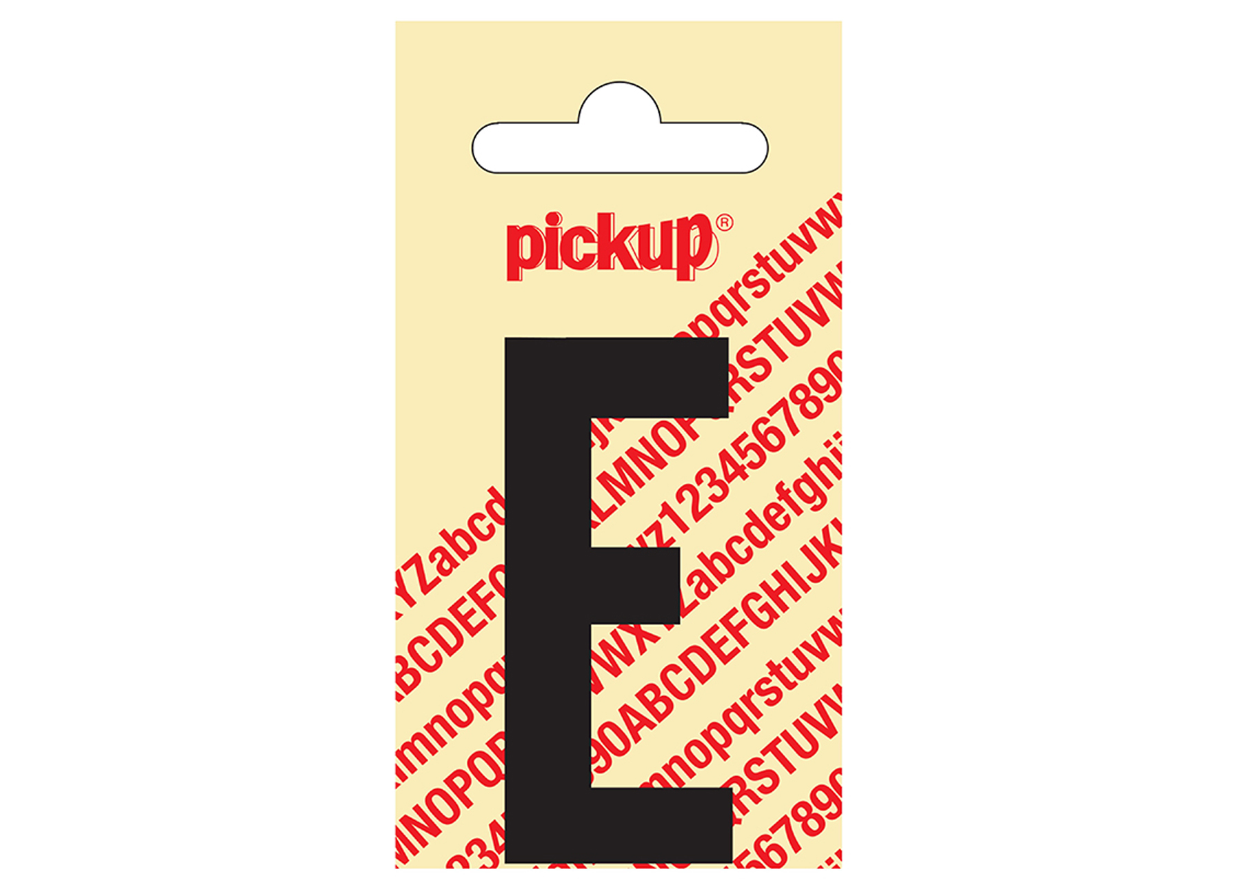 PLAKLETTER NOBEL 60 MM ZWART E