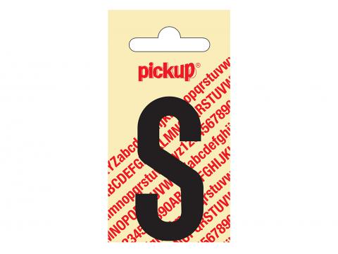LETTRE ADHESIVE NOBEL 60 MM NOIR S