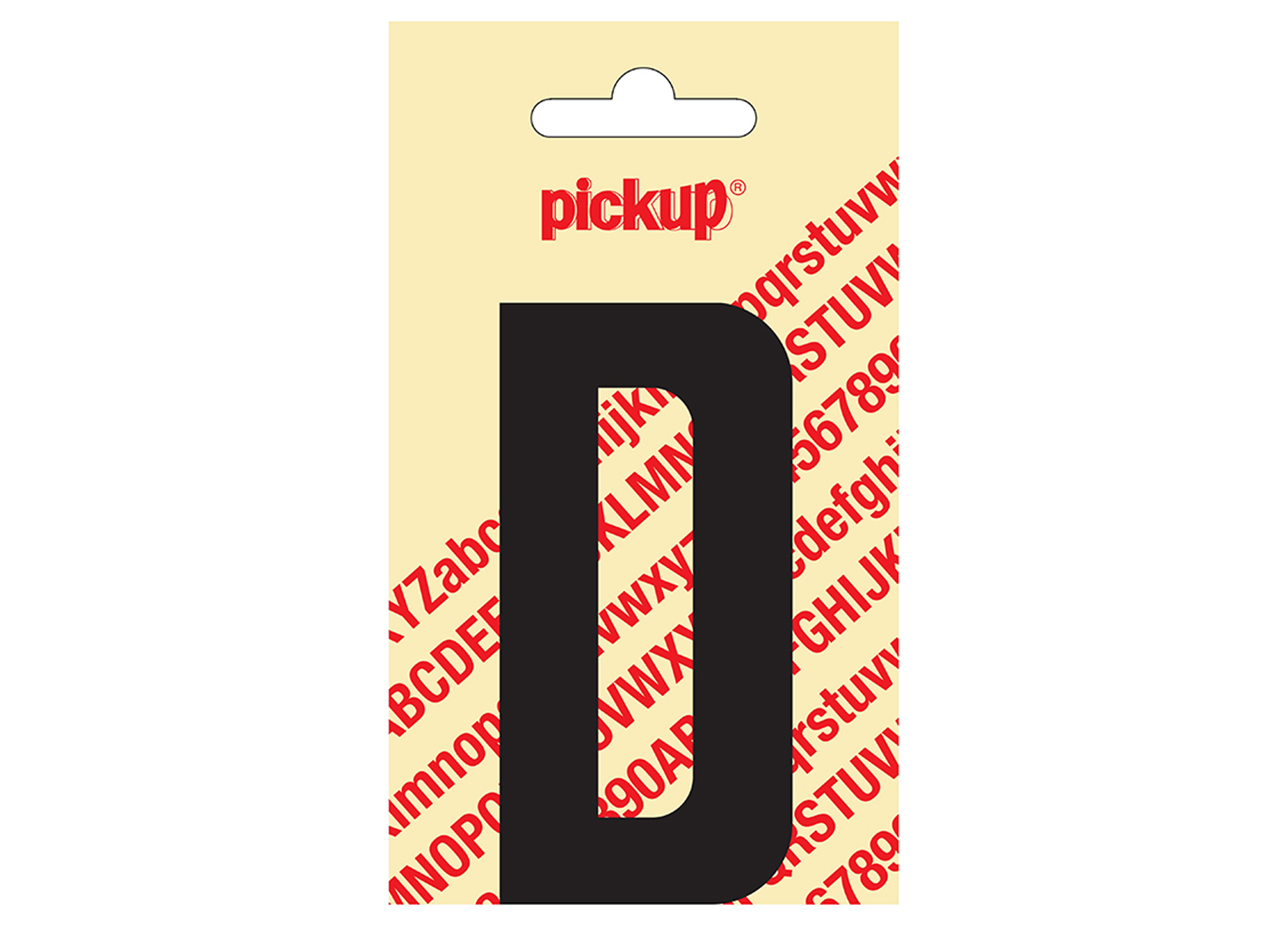 LETTRE ADHESIVE NOBEL 90 MM NOIR D