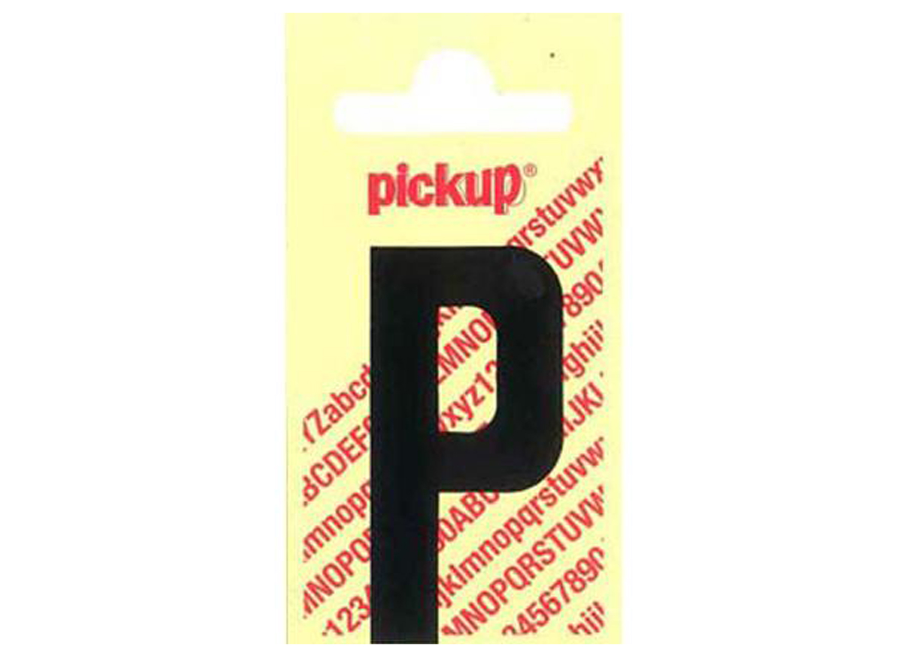 PLAKLETTER NOBEL 90 MM ZWART P