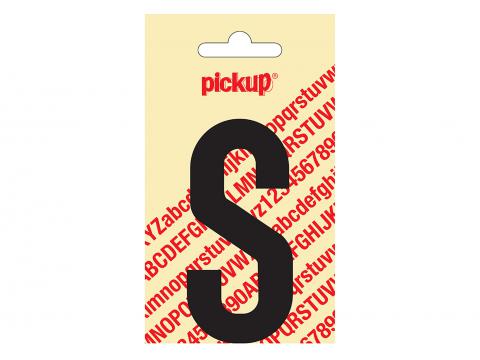 PLAKLETTER NOBEL 90 MM ZWART S