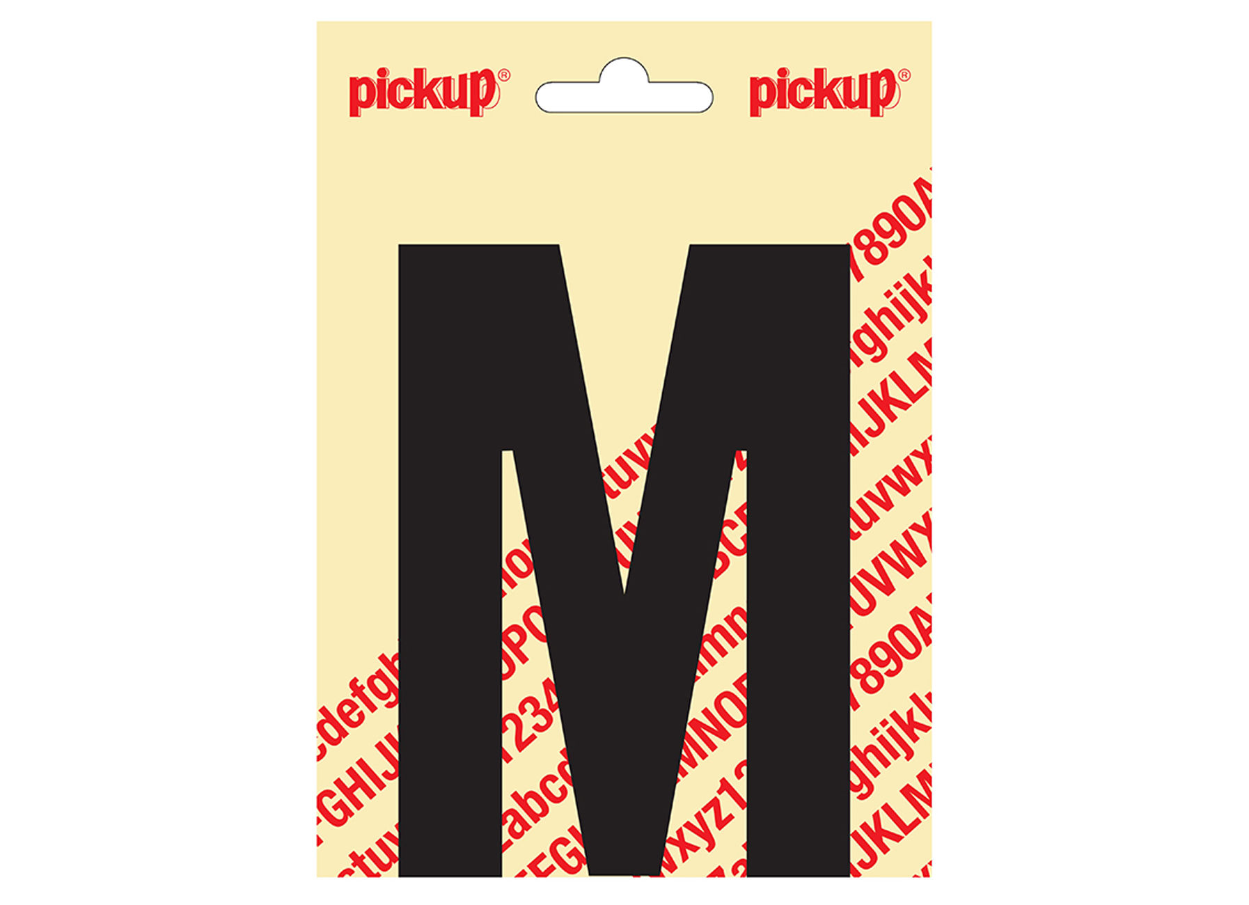 PLAKLETTER NOBEL M