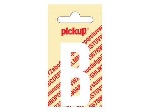 LETTRE ADHESIVE NOBEL 60 MM BLANC B