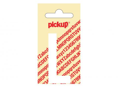 PLAKLETTER NOBEL 60 MM WIT L