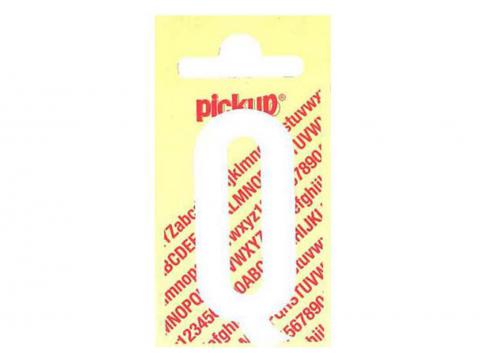 PLAKLETTER NOBEL 60 MM WIT Q