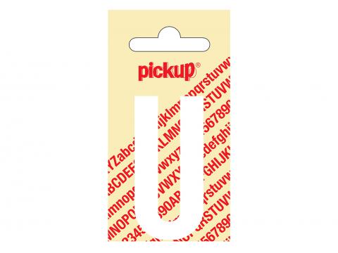 LETTRE ADHESIVE NOBEL 60 MM BLANC U