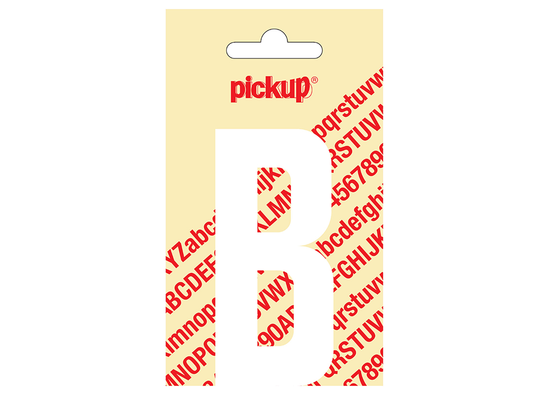 LETTRE ADHESIVE NOBEL 90 MM BLANC B