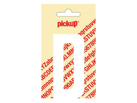 LETTRE ADHESIVE NOBEL 90 MM BLANC D