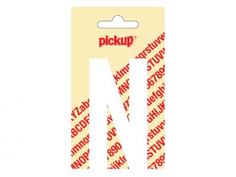 PLAKLETTER NOBEL 90 MM WIT N