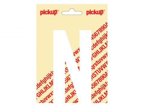 LETTRE ADHESIVE NOBEL 120MM BLANC N