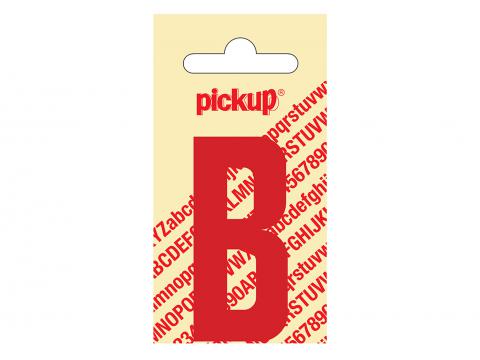 LETTRE ADHESIVE NOBEL 60 MM ROUGE B