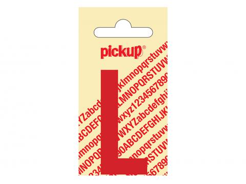 LETTRE ADHESIVE NOBEL 60 MM ROUGE L