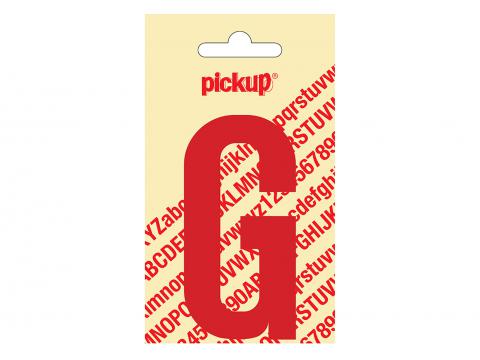 PLAKLETTER NOBEL 90 MM ROOD G
