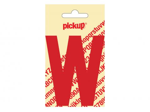 LETTRE ADHESIVE NOBEL 90 MM ROUGE W