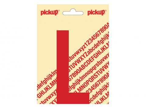 LETTRE ADHESIVE NOBEL 120MM ROUGE L