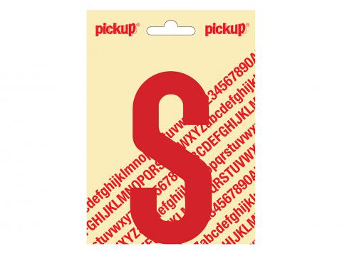 LETTRE ADHESIVE NOBEL 120MM ROUGE S