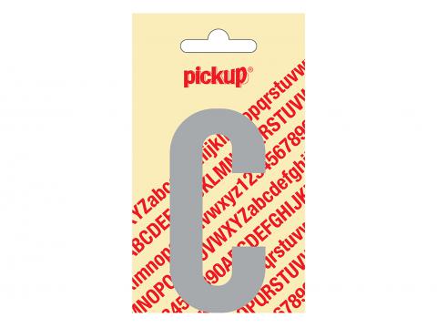 PLAKLETTER NOBEL 90 MM LICHTGRIJS C