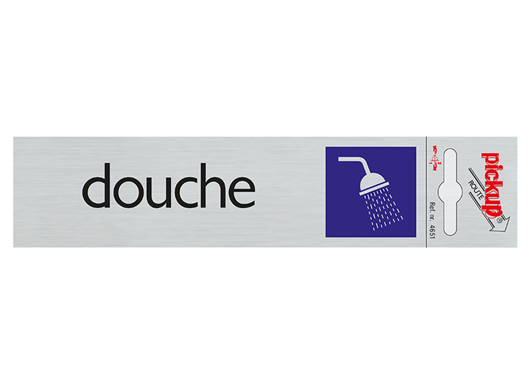 PANNEAU LOOK ALU 165X44 MM DOUCHE