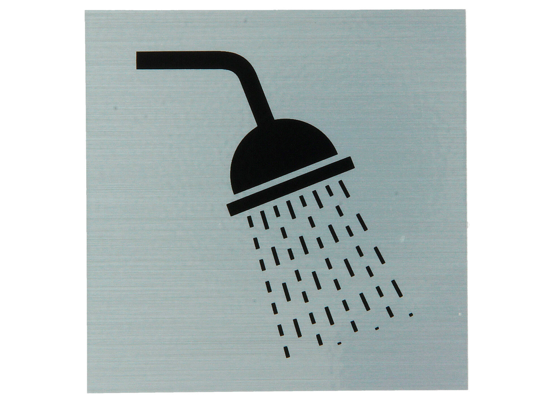 PICTOGRAM ALU 80X80MM DOUCHE