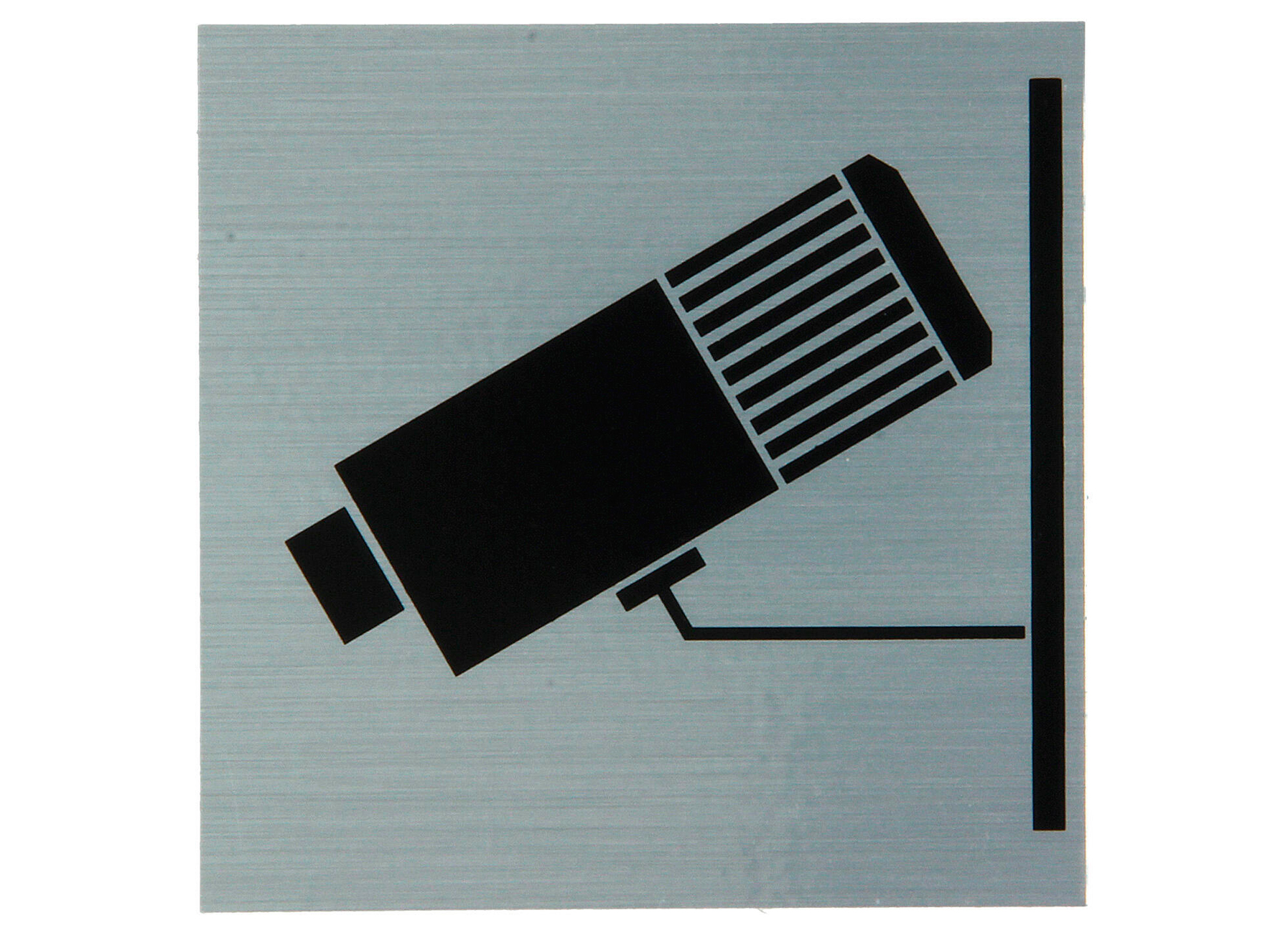 PICTOGRAM ALU 80X80MM CAMERABEWAKING