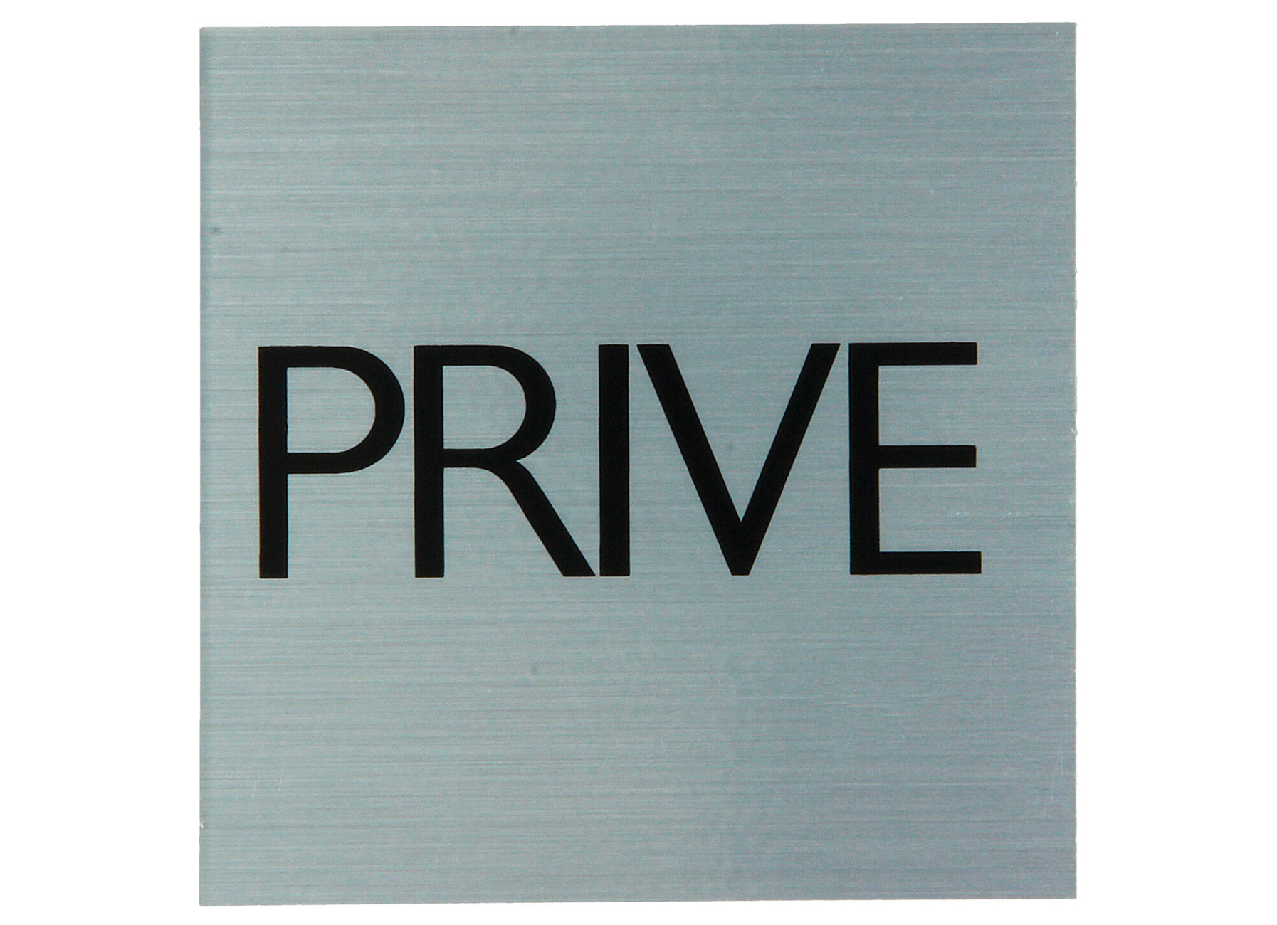 PICTOGRAMME ALU 80X80MM PRIVE