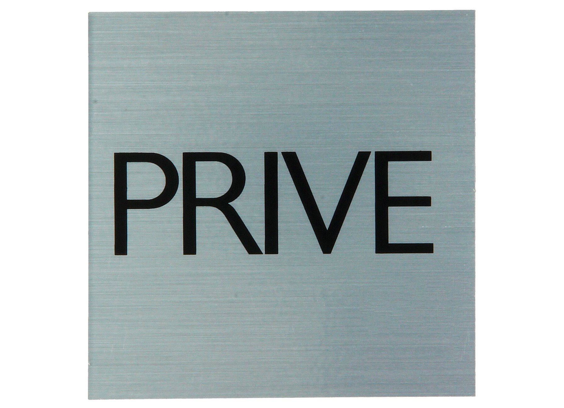 PICTOGRAM ALU 80X80MM PRIVE