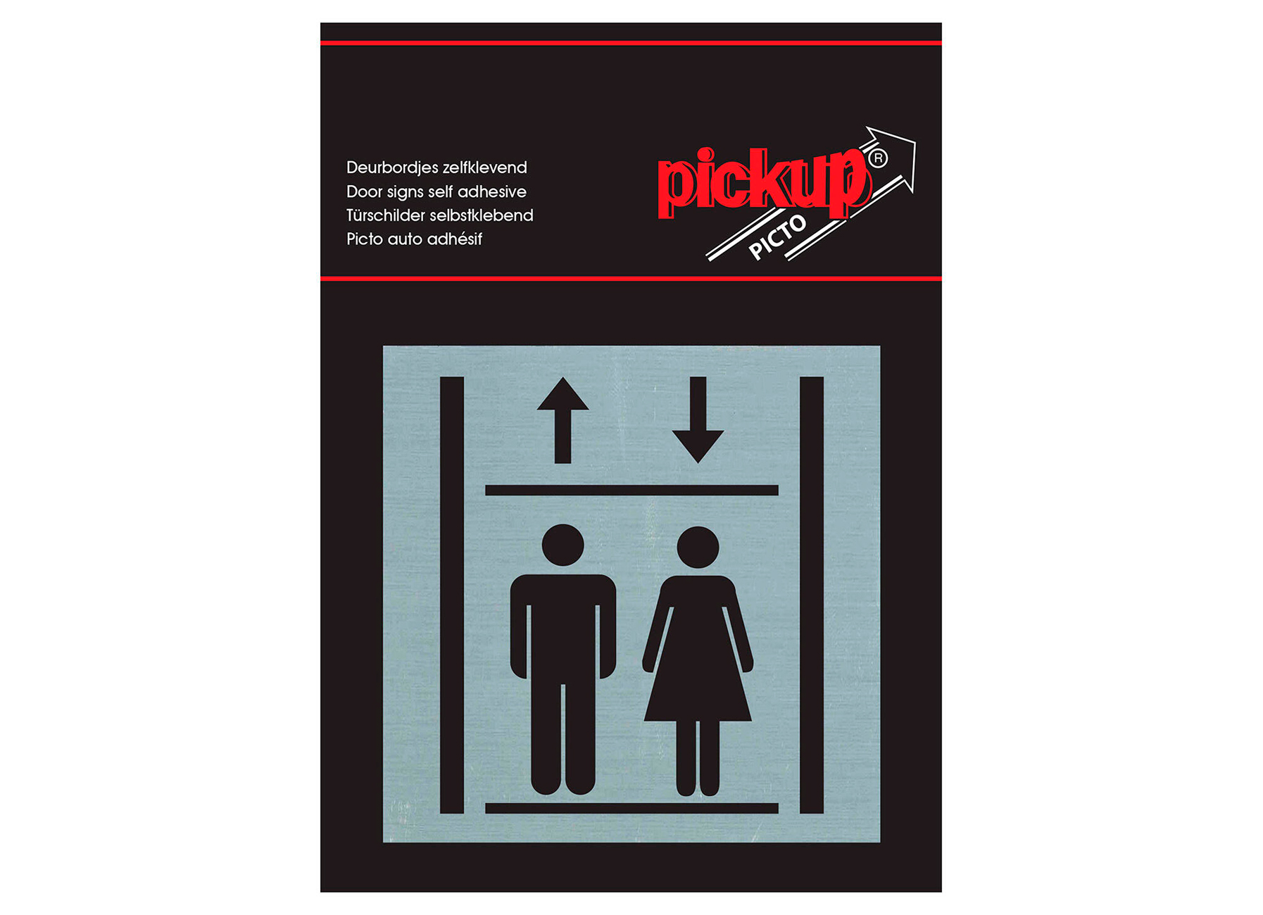 PICTOGRAM ALU 80X80MM LIFT