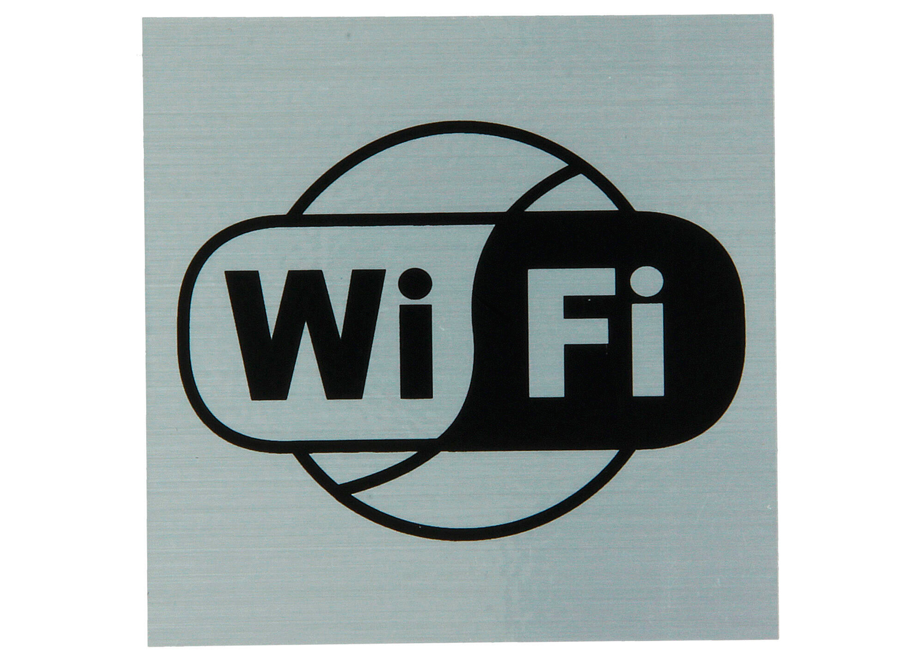 PICTOGRAM ALU 80X80MM WIFI