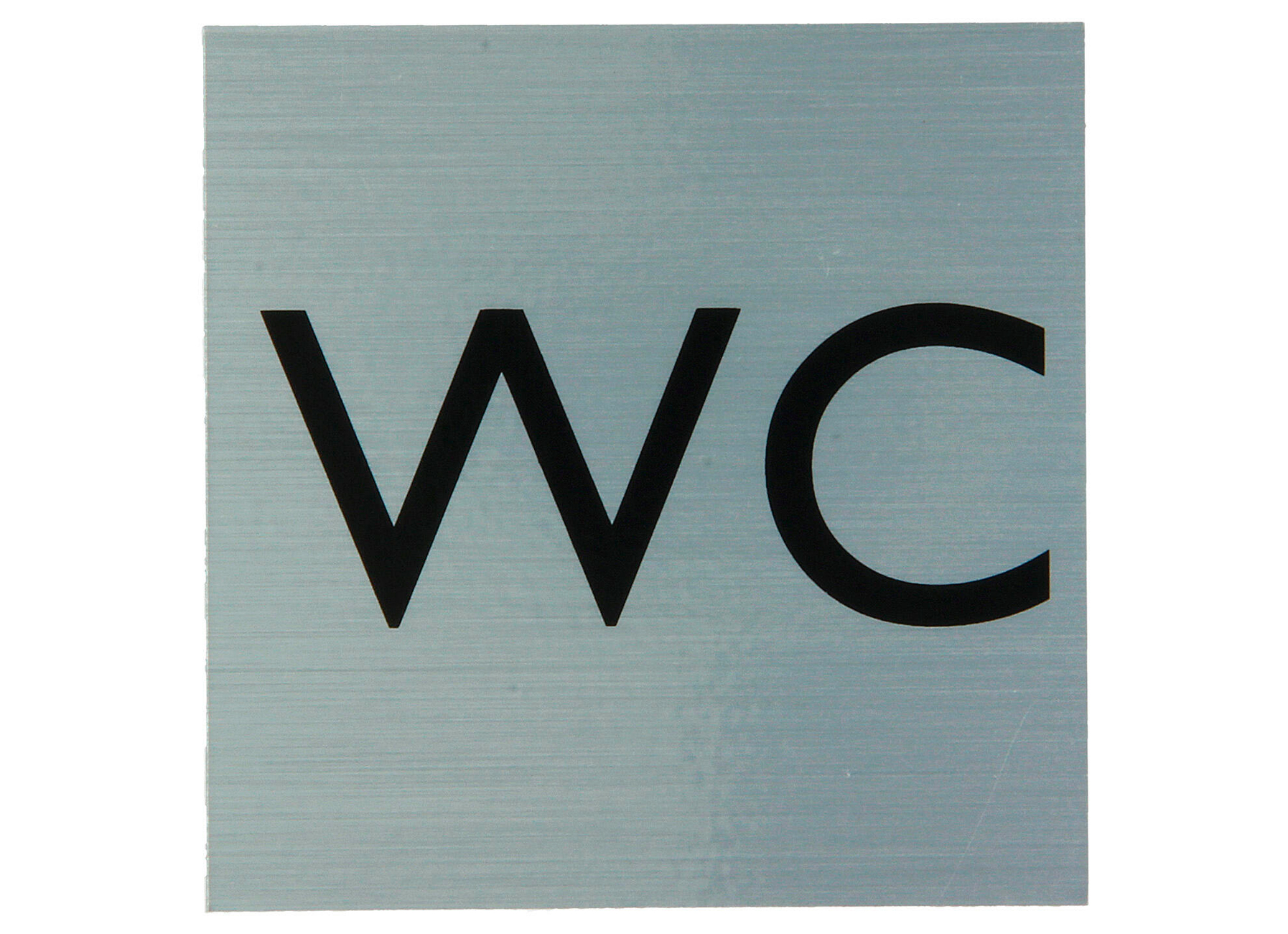 PICTOGRAM ALU 80X80MM WC