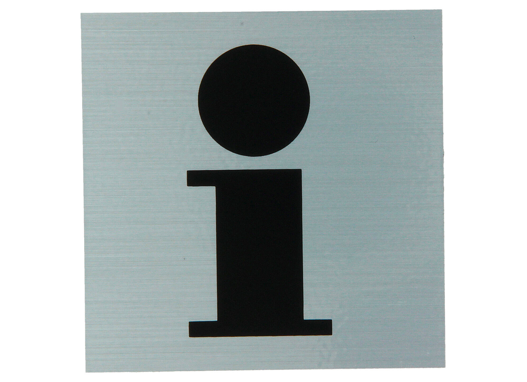 PICTOGRAM ALU 80X80MM INFORMATIE