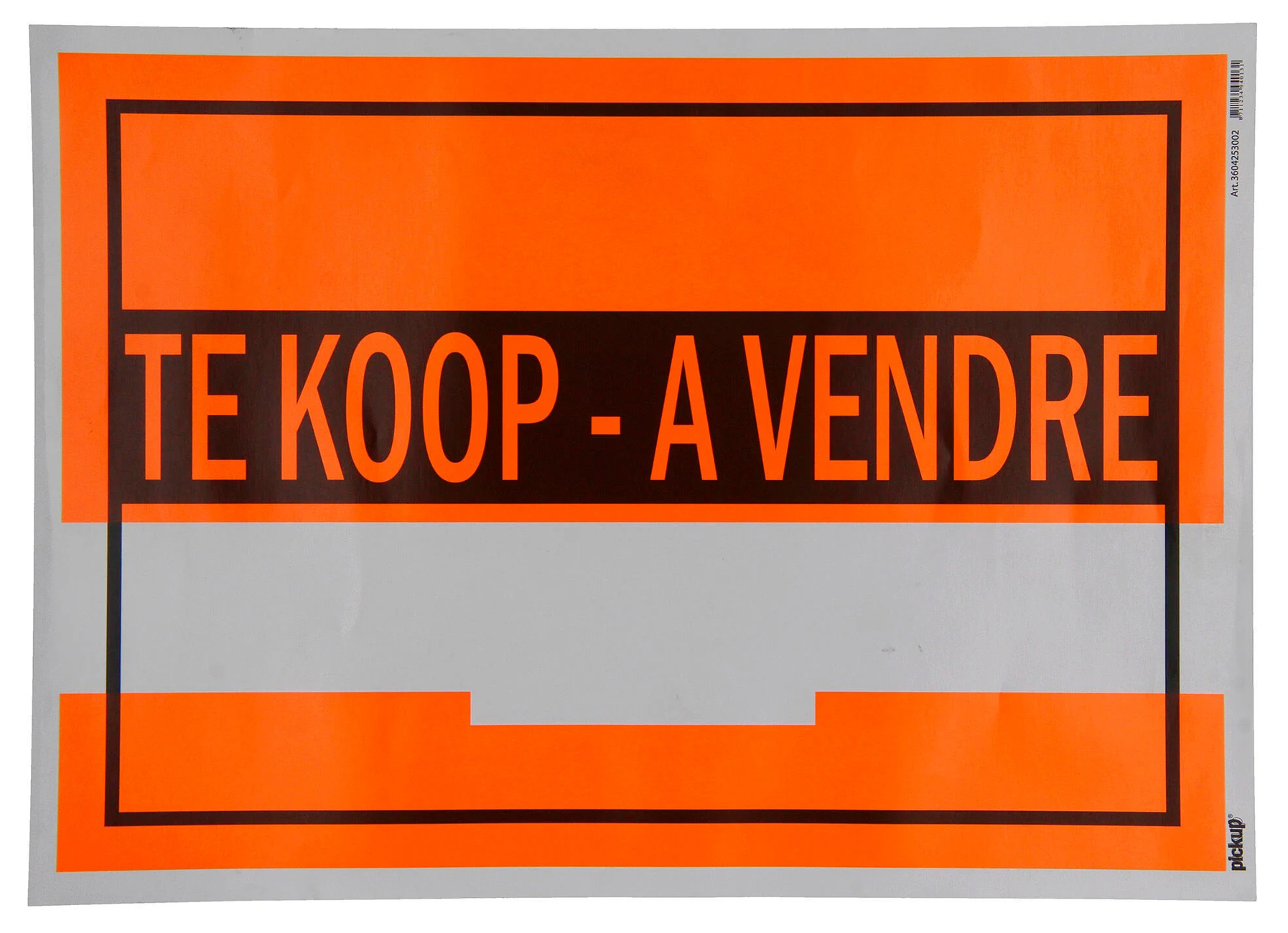 AFFICHE A VENDRE - TE KOOP 25X35CM