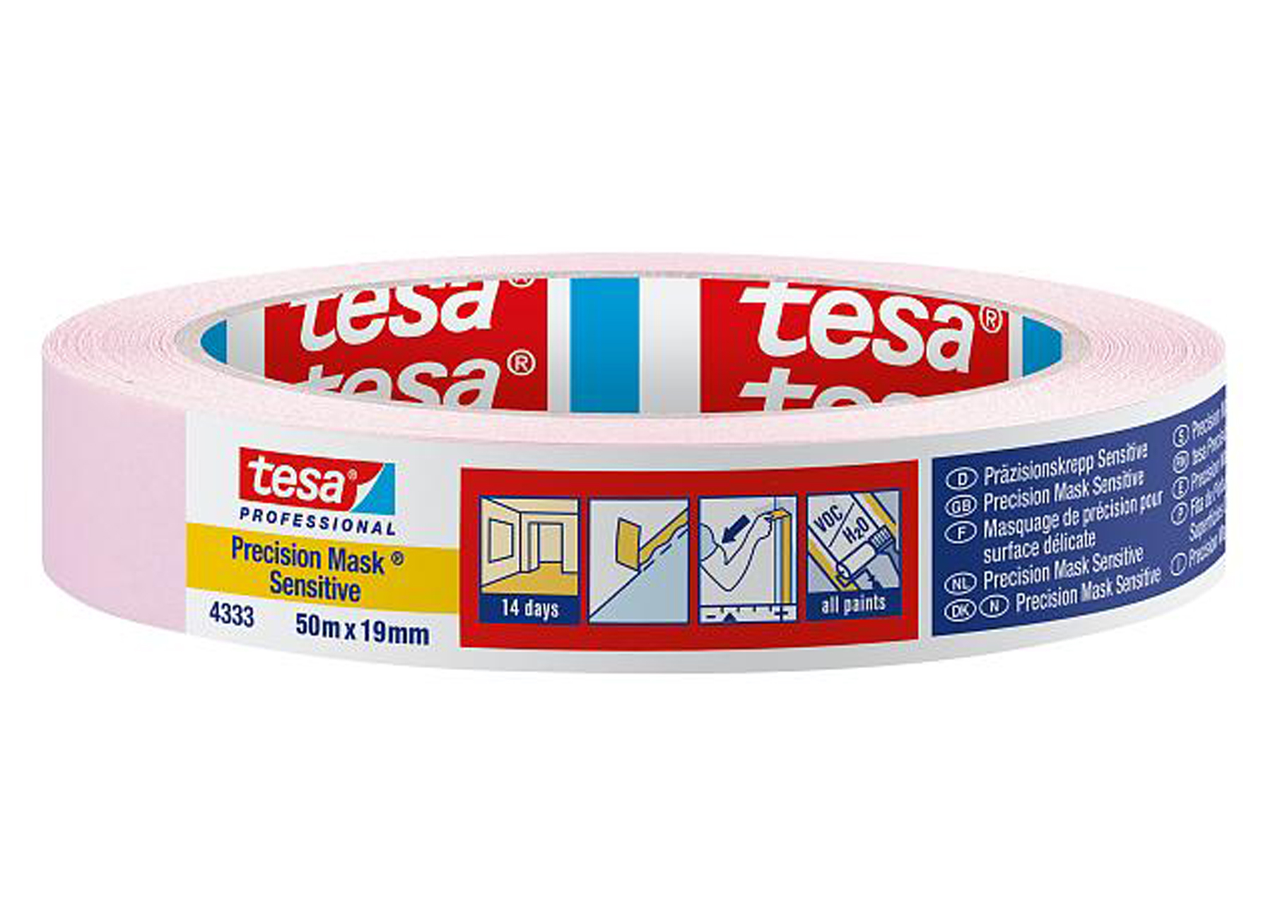 TESA AFPLAKBAND PRECISION MASK SENSITIVE 19MMX50M