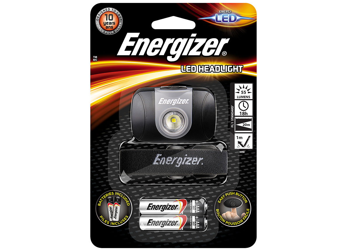 ENERGIZER HOOFDLAMP 2 LED + 3 X AAA