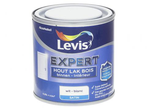 LEVIS EXPERT HOUTLAK BINNEN SATIJN WIT 0110 0,25L